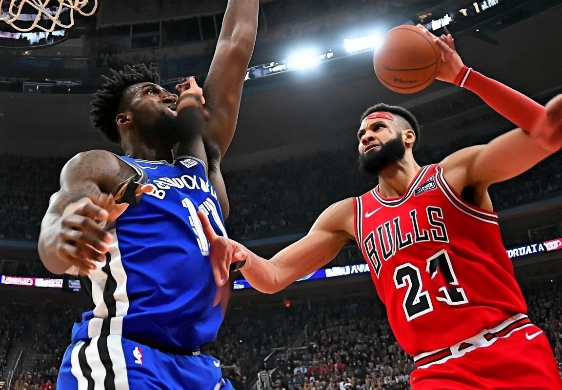 2018NBA常规赛:篮网对公牛巅峰对决回顾及精彩瞬间